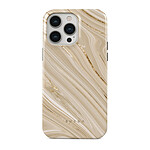 Burga Coque pour iPhone 14 Pro Max Tough Antichocs Modèle Full Glam Beige