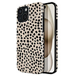 Burga Coque pour iPhone 15 Almond Latte Antichoc Beige