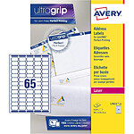 AVERY Boîte de 1625 étiquettes laser blanc 38,1X21,2 L7651-25 AVERY Boîte de 1625 étiquettes laser blanc 38,1X21,2 L7651-25
