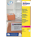 AVERY Boite 200 etiquettes laser ultra résistante blanches 99,1x67,7 expédition AVERY Boite 200 etiquettes laser ultra résistante blanches 99,1x67,7 expédition