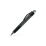 FABER-CASTELL Stylo-bille Grip Plus Pointe Moyenne Noir métal