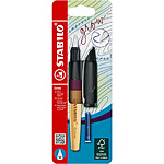 STABILO stylo-plume Stabilo Grow Violet Prune et Bois de cerisier