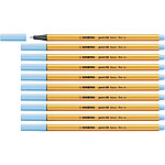 STABILO Stylo-feutre POINT 88 Pointe Fine 0,4 mm Bleu fluo x 10 STABILO Stylo-feutre POINT 88 Pointe Fine 0,4 mm Bleu fluo x 10
