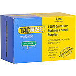 TACWISE Boîte de 5000 Agrafes 140/10 mm Acier Inoxydable