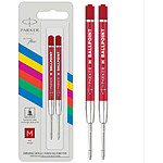 PARKER Recharge pour stylo à bille QUINKflow ECO, M, rouge