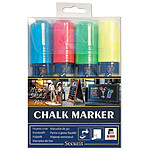 SECURIT Etui de 4 Marqueurs Craie Liquide ORIGINAL LARGE Biseautée 7 - 15 mm Assortis SECURIT Etui de 4 Marqueurs Craie Liquide ORIGINAL LARGE Biseautée 7 - 15 mm Assortis