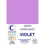 ELVE Paquet de 102 Sous-chemises 60 g 220 x 310 mm ISATIS Coloris Pastel Violet