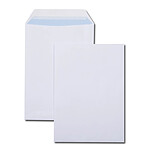 GPV Boîte de 500 pochettes blanches C5 162x229 90 g/m² bande de protection