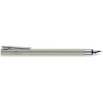 FABER-CASTELL Stylo-plume NEO Slim acier inox, mat, EF