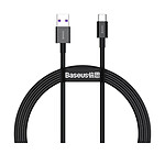 Baseus Câble de Charge et Transfert USB-USB-C 66W 1m Noir