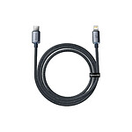 Baseus Câble Lightning vers USB-C 20W Crystal Shine Charge et Synchronisation 1,2m Noir