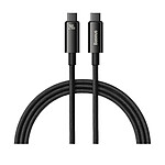 Baseus Câble de Charge et Transfert USB-C-USB-C 240W 2m Noir