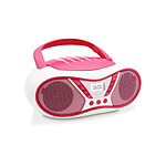 Mooov 477410 - Lecteur CD Pop Pink avec radio FM et port USB