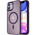 Avizar Coque MagSafe pour iPhone 11 Dos Mat Givré Contour