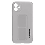 Wozinsky Coque pour iPhone 12 Silicone Support Magnétique Pliable Gris