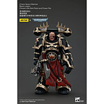 Warhammer 40k - Figurine Chaos Space Marines Black Legion Chosen avec Bolt Pistol et Power Fist 20 cm