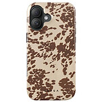 Burga Coque pour iPhone 16 Antichoc Élégant Bords Surélevés Beige