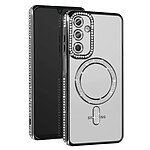 Avizar Coque Diamant pour Samsung Galaxy A16 MagSafe Contour Strass