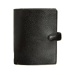 FILOFAX Agenda organiseur 'Finsbury' format Pocket semaine sur 2 pages Noir