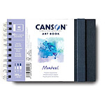 CANSON Carnet Dessin ART BOOK Montval A5 Aquarelle 48 Pages 300g Blanc