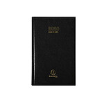 EXACOMPTA Agenda de bureau carré euros-cents 1 jour 210x135 mm Noir