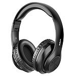 Inkax Casque Bluetooth avec Microphone et Boutons Contrôles Noir
