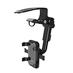 LinQ Support Auto Smartphone Grille d'aération Pare-soleil Tableau de Bord Noir