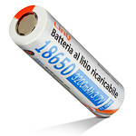 LinQ 2 Piles 18650 Lithium 3200mAh 3.7V Rechargeable Tête Plate 3200JT