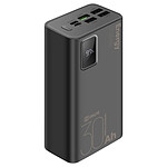 OBAL:ME Powerbank 30000mAh EnergyPulse USB-A/USB-C PD 22,5W avec Affichage Numérique Noir