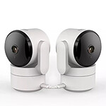 Pack de 2 Caméra intérieure rotative Daewoo IP506P - Wifi | Full HD | Vie Privée Pack de 2 Caméra intérieure rotative Daewoo IP506P - Wifi | Full HD | Vie Privée
