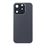 Clappio Vitre arrière Complète pour iPhone 15 Pro Max avec MagSafe Gris foncé