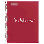 MIQUELRIUS Cahier à spirale 'Notebook EMOTIONS', A4, rouge