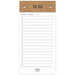 LETTS Conscious To Do Bloc-Notes Recharge 100x200mm