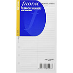 FILOFAX recharge Nom et Telephone