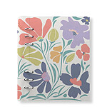 FILOFAX A5 Clipbook Wild Flowers Bleu and white
