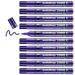 EDDING Marqueur Permanent 2000C Violet Pointe Ronde 1,5-3 mm x 10