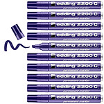 EDDING Marqueur Permanent 2200 c violet 1-5 mm x 10