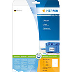 HERMA Etiquettes PREMIUM, 25 Feuilles A4 210 x 297 mm, blanc 25 sur 25F