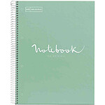 MIQUELRIUS Cahier à spirale 'Notebook EMOTIONS', A4, menthe