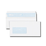 GPV Boîte de 500 enveloppes blanches DL 110x220 90 g fenêtre gauche 45x100