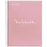 MIQUELRIUS Cahier à spirale 'Notebook EMOTIONS', A4, rose