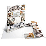 HERMA Chemise à Rabats et Elastiques Cartonnée Format A3 CHAT