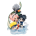 Naruto Shippuden - Statuette FigUnity Gather here, Team 7 13 cm (avec cadeau)