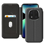 Avizar Étui Carbone pour Redmi Note 14 Pro et 14 Pro Plus Porte-Carte Noir