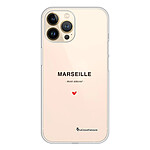 LaCoqueFrançaise Coque iPhone 13 Pro 360 intégrale transparente Motif Marseille mon amour Tendance .