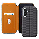 Avizar Étui Carbone pour Samsung Galaxy A56 Porte-Carte Anti-RFID Support Gris foncé