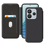 Avizar Étui Carbone pour Redmi Note 14 5G Porte-Carte Anti-RFID Noir