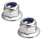 Minimotors Écrous Cartouche de Suspension pour Trottinette Dualtron Original Argent