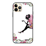 Evetane Coque iPhone 13 Pro Max Coque Soft Touch Glossy Fée Fleurale Design