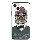 Evetane Coque iPhone 13 Mini Coque Soft Touch Glossy Tigre Fashion Design